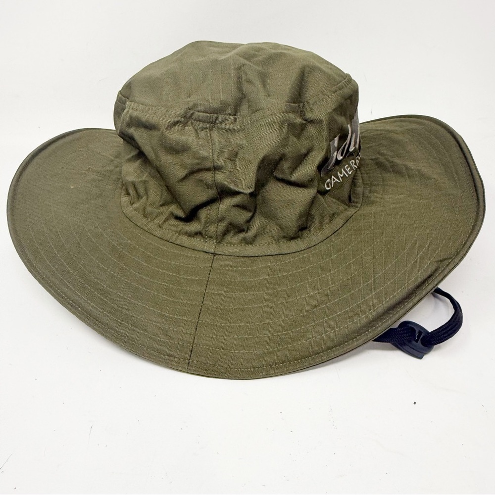 KWIK-HAT By Contour Men’s Green Packable IDUBE GAME RESERVE Graphic Carbiner M